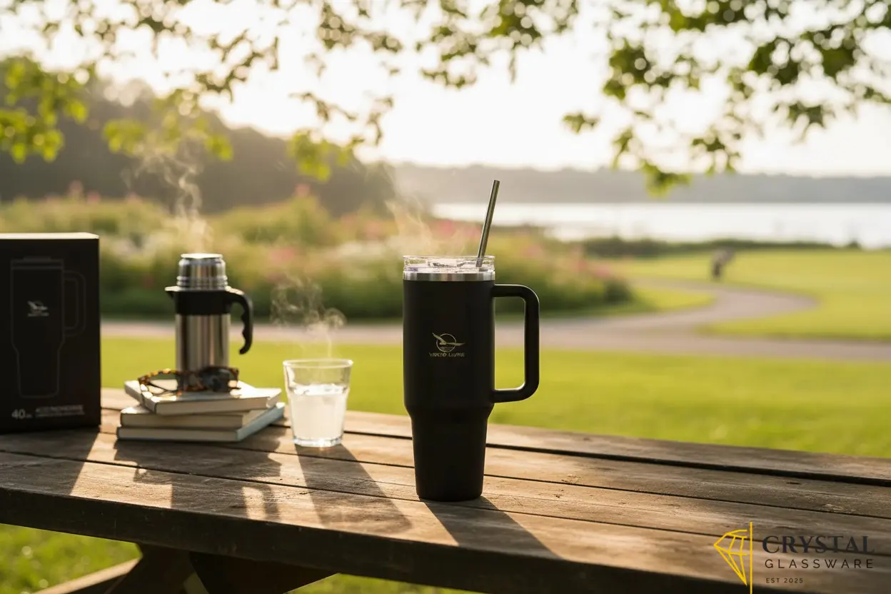 Vento Livre 40oz stainless steel vacuum insulated tumbler